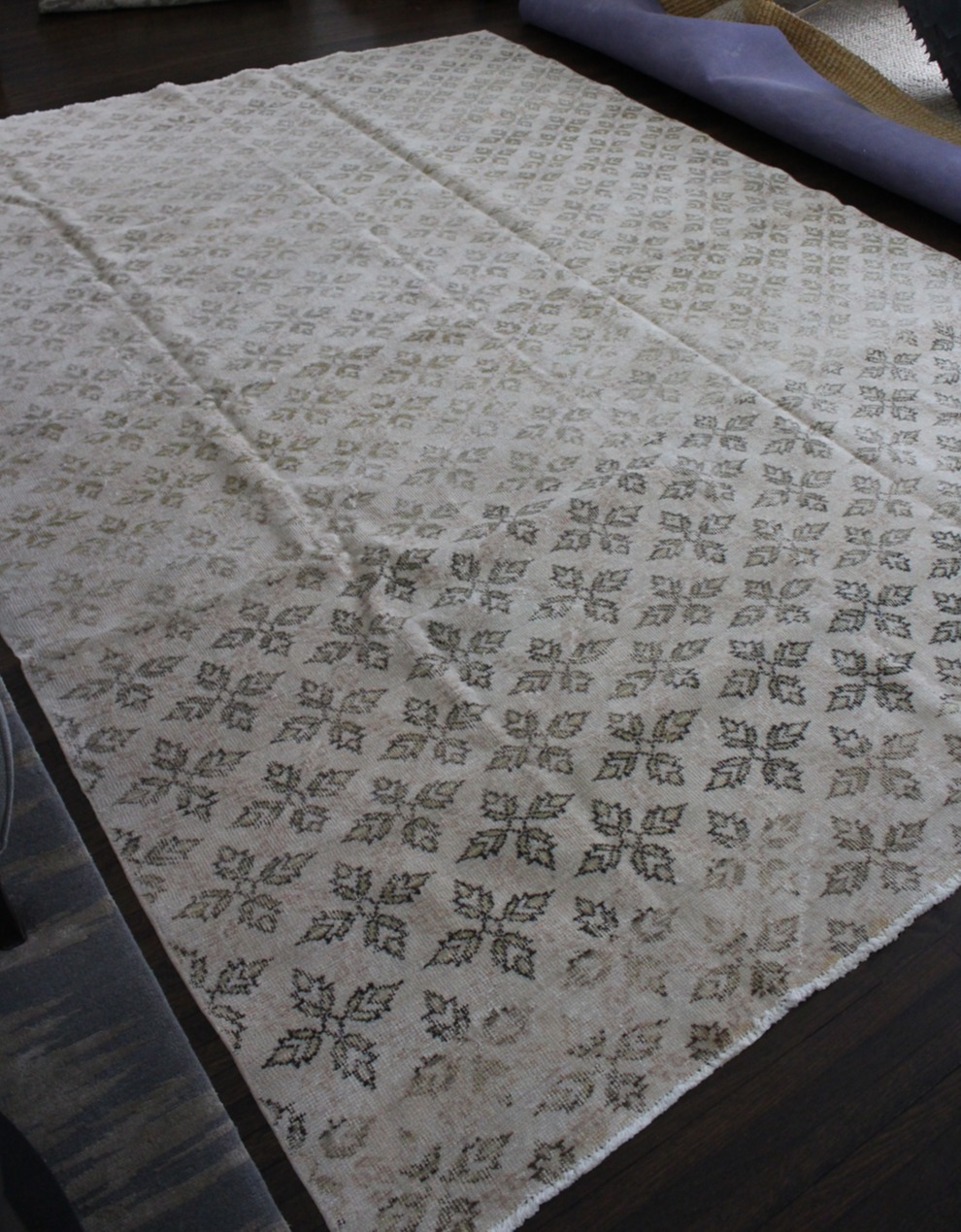 Beige Grey Vintage Turkish Full